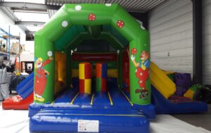 Klassiek Clown met 2 glijbanen